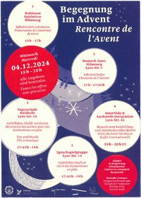 Flyer Begegnung im Advent 2024
