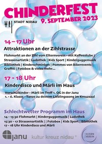Flyer Programm Kinderfest