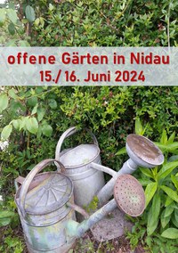 Offene Gärten Flyer