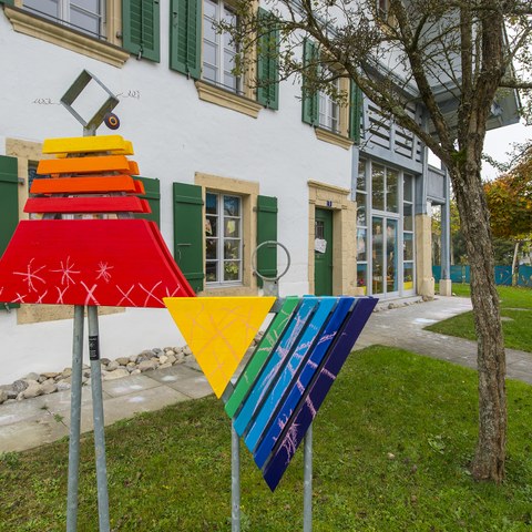 Kindergarten. Vergrösserte Ansicht