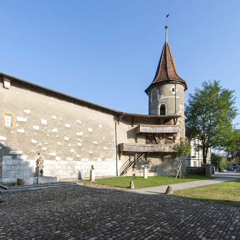 Schloss Nidau. Vergrösserte Ansicht