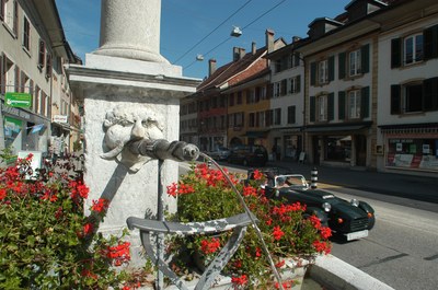 Stedtli mit Brunnen