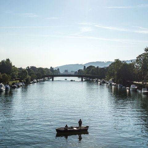 Nidau-Büren-Kanal. Vergrösserte Ansicht